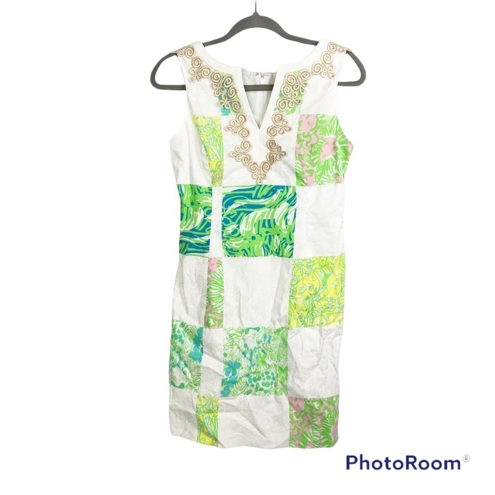 Lilly Pulitzer Janice shift resort print mini dress size 2